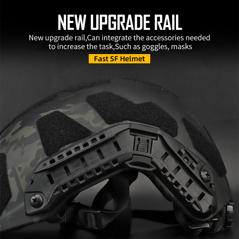 IDOGEAR Tactical Helmet SF Helmet SUPER High Cut FAST Full Protective Version MH 6803-IDOGEAR INDUSTRIAL