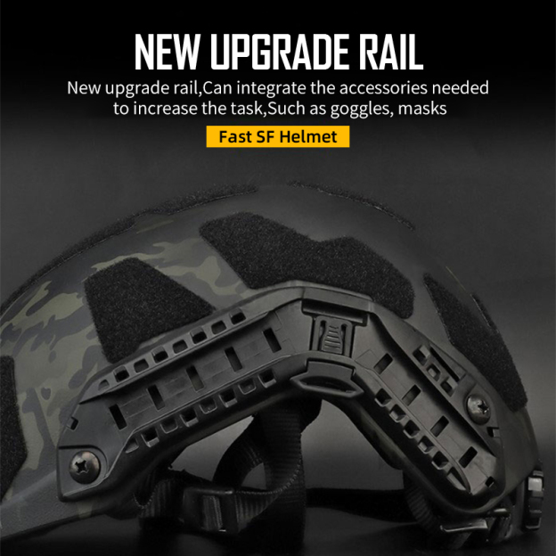 IDOGEAR Tactical Helmet SF Helmet SUPER High Cut FAST Full Protective Version MH 6803-IDOGEAR INDUSTRIAL