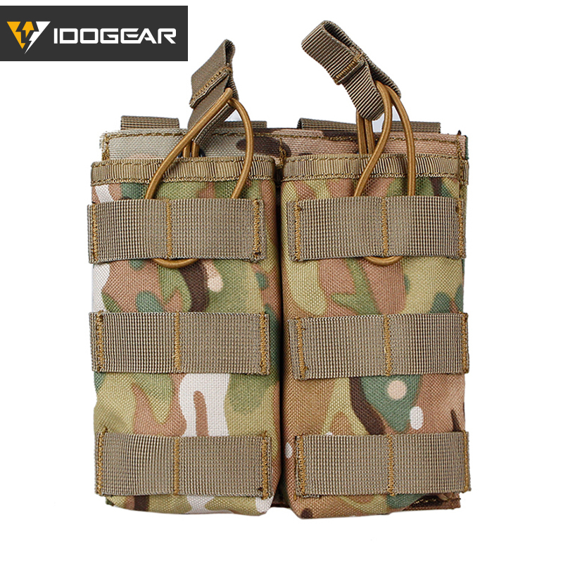 IDOGEAR Magazine Pouch Molle Double MAG Pouch Carrier Modular For 5.56 Combat Duty Tactical Equipments 3532-IDOGEAR INDUSTRIAL