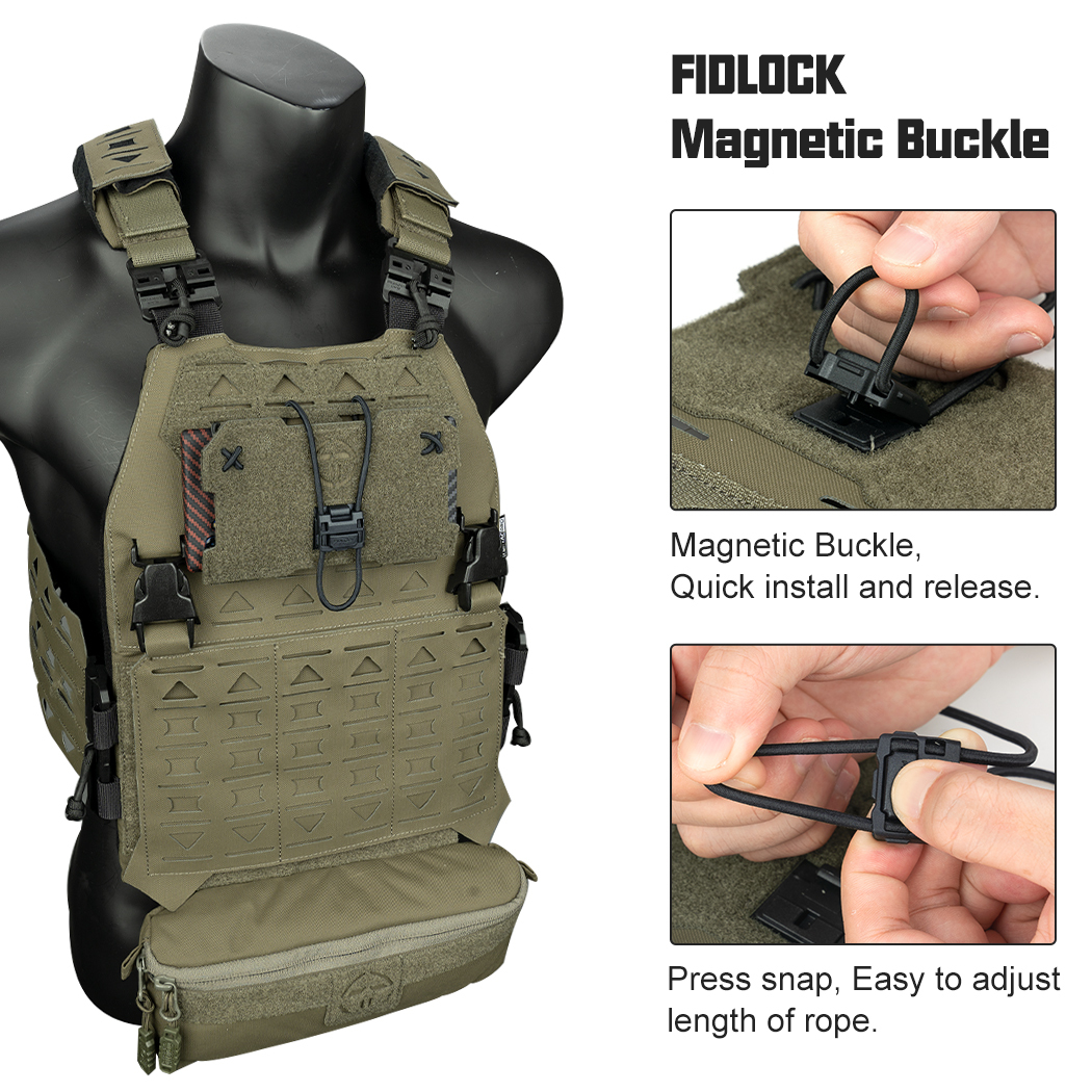 TOPTACPRO Tactical Admin Phone Pouch for Vest MOLLE Plate Carrier Multicam Portable Cell Phone Carrier Holder Quick-release Magnetic Buckle 8512-IDOGEAR INDUSTRIAL