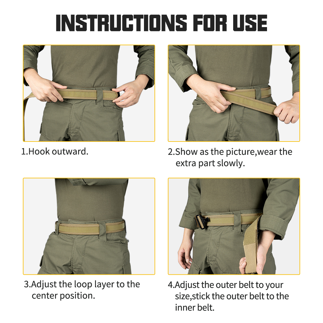 IDOGEAR Hook Liner Inner Belt 1.5" Width for Tactical Duty Belt Gun Belts for Men  3426-IDOGEAR INDUSTRIAL