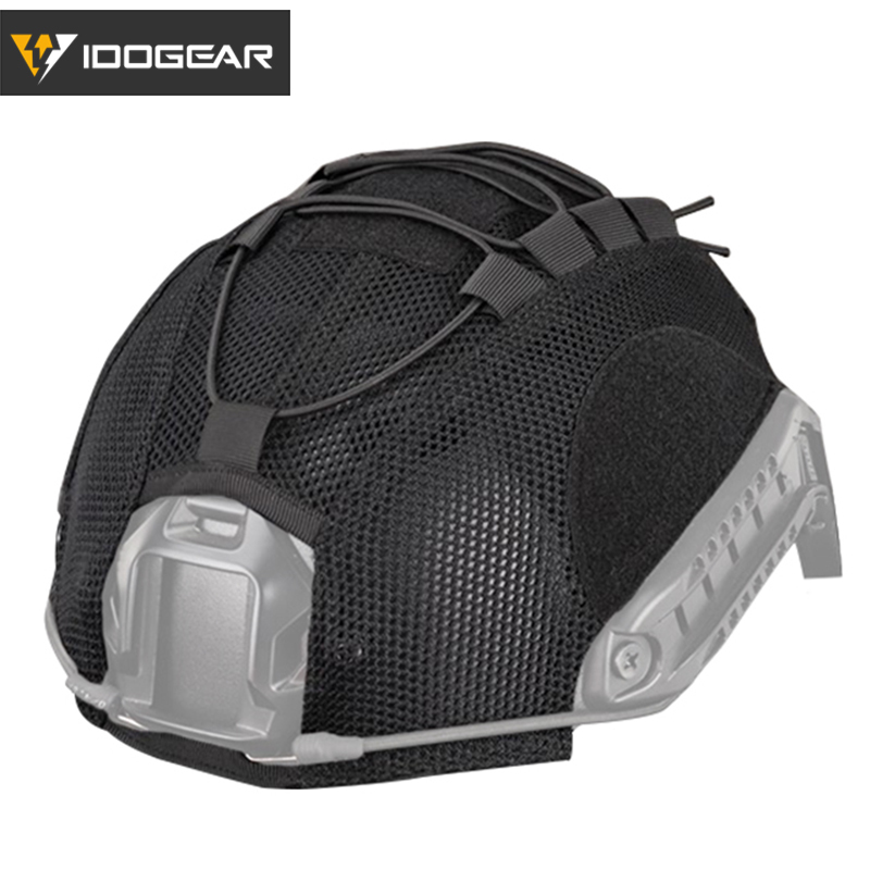 IDOGEAR Mesh Tactical Helmet Cover Cloth for FAST Helmet Camo Headwear Tactical Helmet accessories 3810-IDOGEAR INDUSTRIAL
