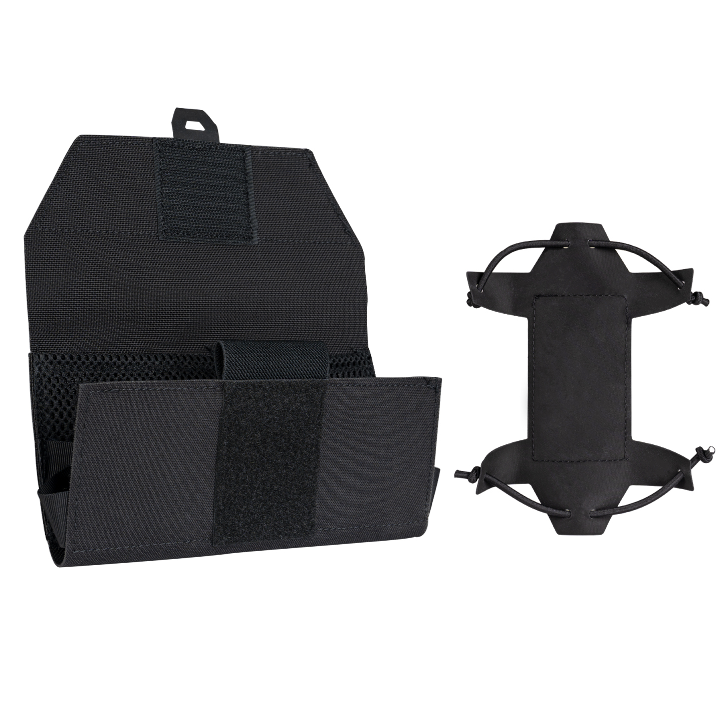 TOPTACPRO Tactical Admin Phone Pouch For Vest MOLLE Plate Carrier Multi-camo Portable Cell Phone Carrier Holder Quick-Release Magnetic Buckle (Ranger