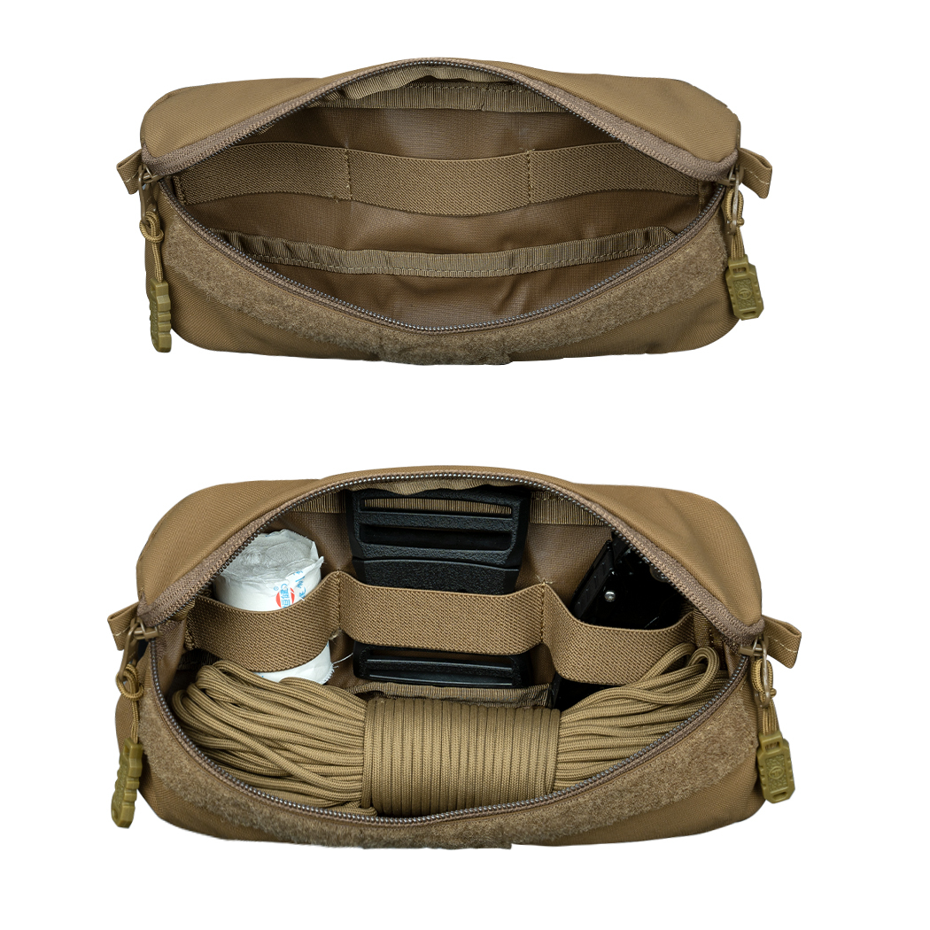 TOPTACPRO Tactical Dump Drop Pouch Molle Admin Pouch Utility Tool Organizer Pouch Multicamo for JPC CPC AVS Vest Airsoft Paintball (Bag Only)8506-IDOGEAR INDUSTRIAL