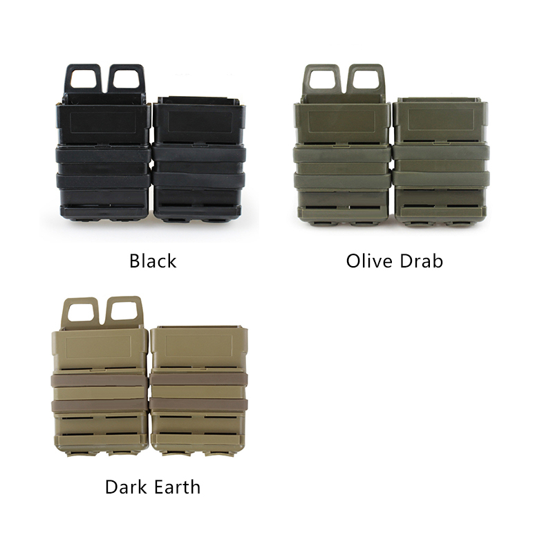 IDOGEAR Tactical Fastmag MOLLE Mag Carrier 5.56 Magazine Pouch Holder Set Hunting 3535-IDOGEAR INDUSTRIAL