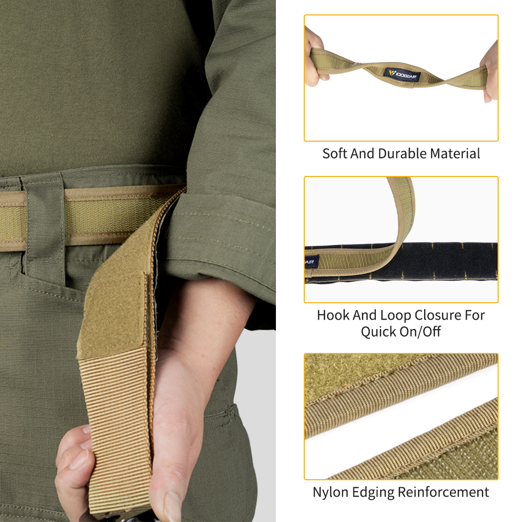 IDOGEAR Hook Liner Inner Belt 1.5" Width for Tactical Duty Belt Gun Belts for Men 3426-IDOGEAR INDUSTRIAL
