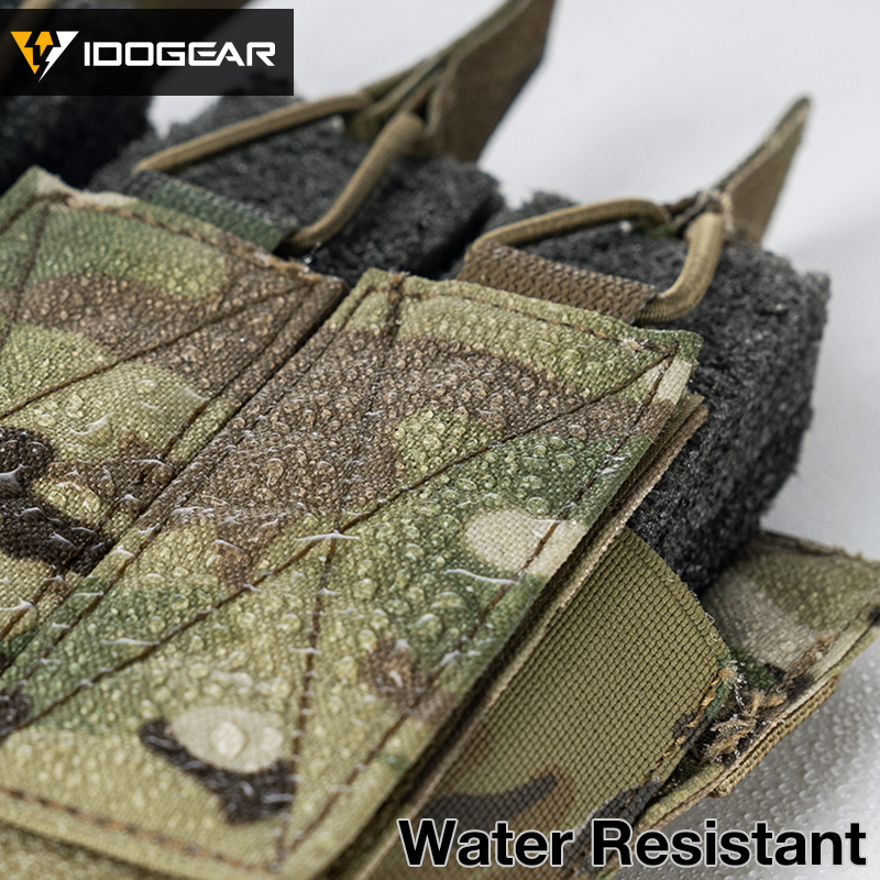 IDOGEAR Triple Mag Pouches Tactical Magazine Pouch Molle Open Top Kriss Mag Pouch for MP5 Magazines 3576-IDOGEAR INDUSTRIAL