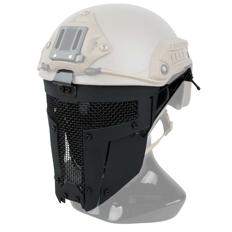IDOGEAR Full Face Mask Tactical SPT Mesh Mask Fit for Fast Helmet Duty Face Protection 2671-IDOGEAR INDUSTRIAL