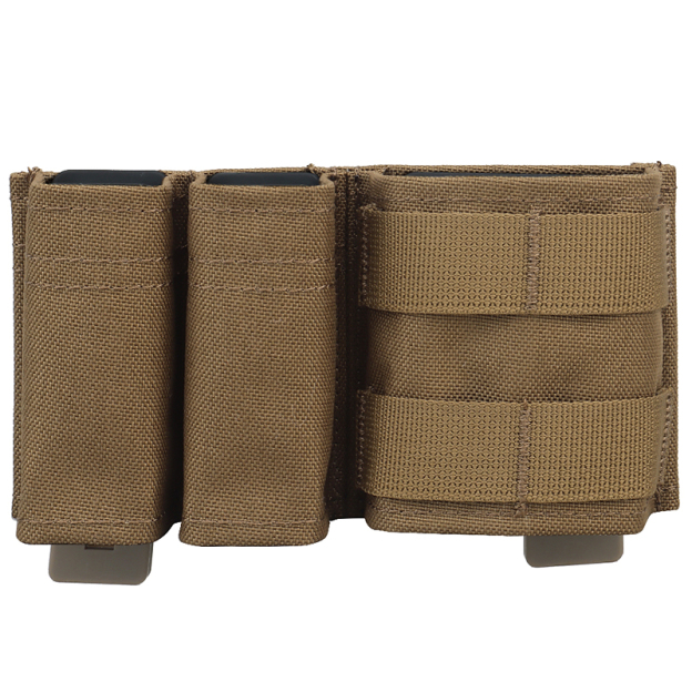 IDOGEAR Tactical Mag Pouch Mag Carrier FAST Double 9mm Single 5.56 MOLLE Pouch Hunting Pouches MG-F-06-IDOGEAR INDUSTRIAL