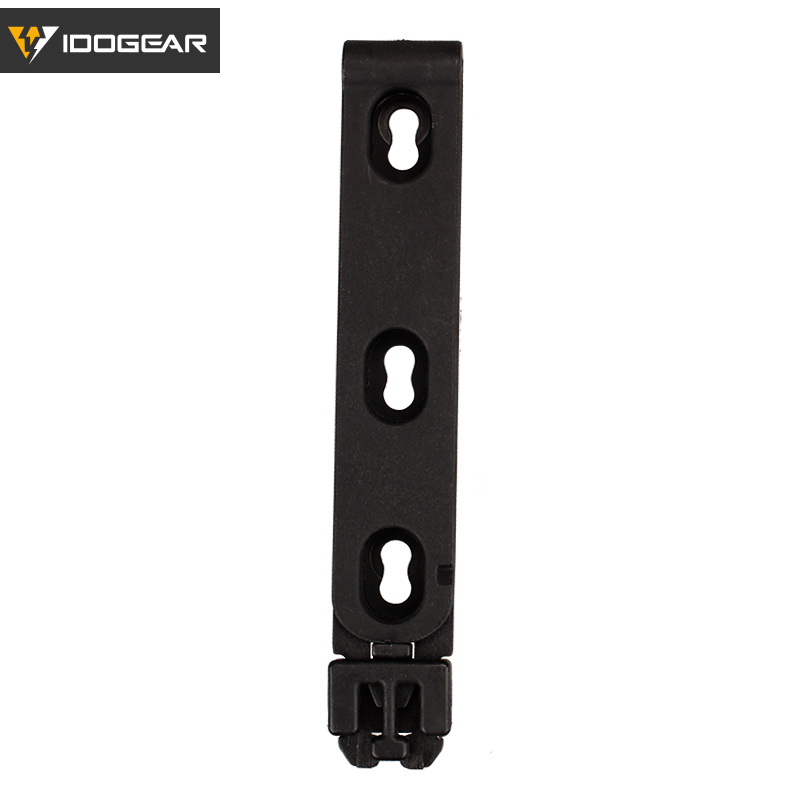 IDOGEAR Magazine Pouch Molle Clip Mag Magazine Pouch Holster Fast Mag Belt Clip plastic Black (1set/2pcs) 3517-IDOGEAR INDUSTRIAL