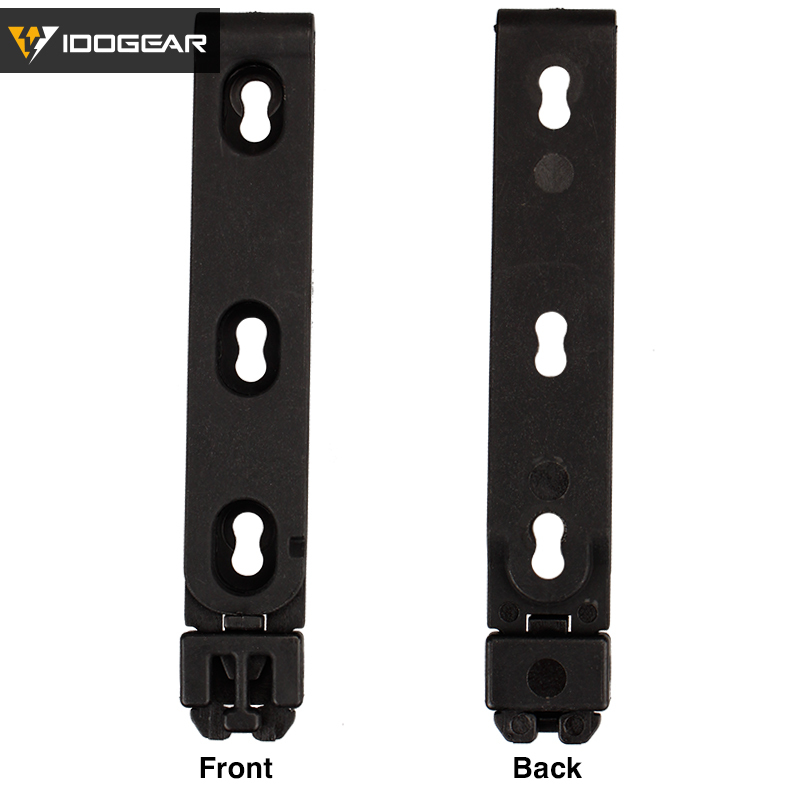 IDOGEAR Magazine Pouch Molle Clip Mag Magazine Pouch Holster Fast Mag Belt Clip plastic Black (1set/2pcs) 3517-IDOGEAR INDUSTRIAL