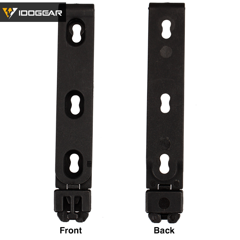 IDOGEAR Magazine Pouch Molle Clip Mag Magazine Pouch Holster Fast Mag Belt Clip plastic Black (1set/2pcs) 3517-IDOGEAR INDUSTRIAL