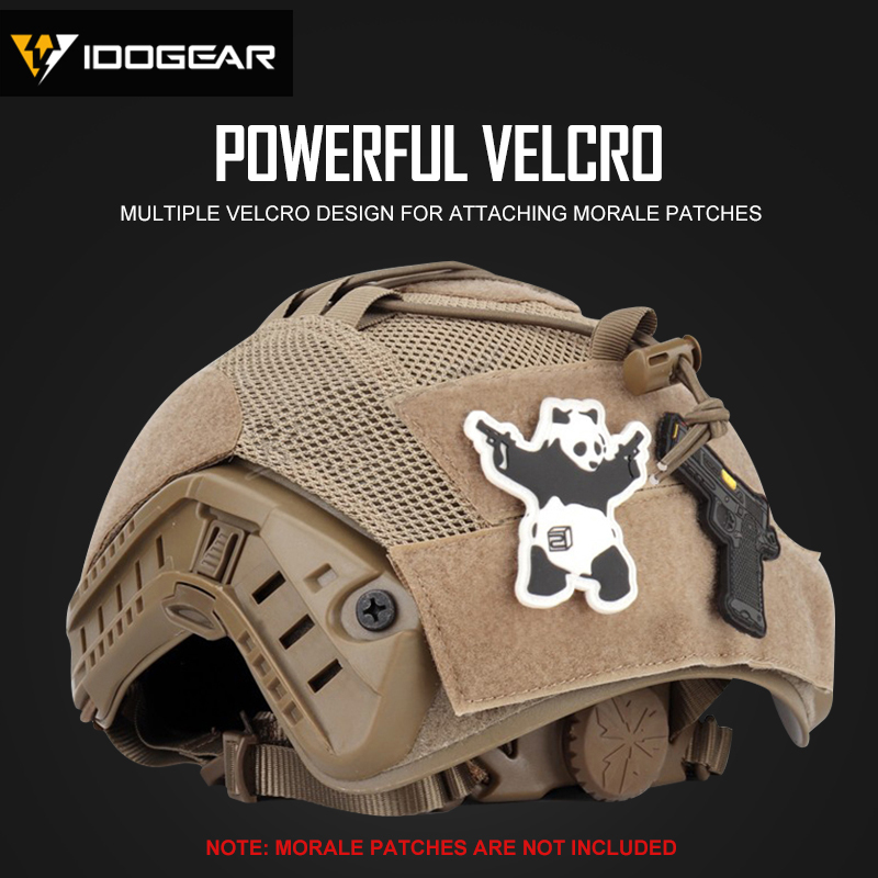 IDOGEAR Mesh Tactical Helmet Cover Cloth for FAST Helmet Camo Headwear Tactical Helmet accessories 3810-IDOGEAR INDUSTRIAL
