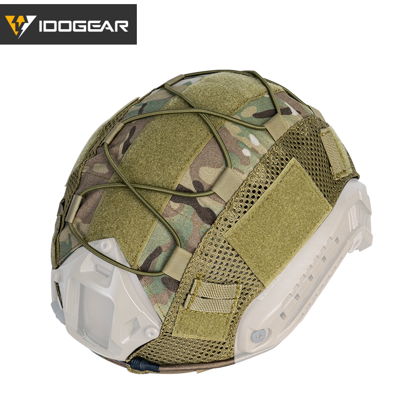 IDOGEAR Tactical Helmet Cover Camouflage Cover for Fast Helmet in Size M/L Airsoft Paintball Hunting Shooting Gear 500D Nylon 3802-IDOGEAR INDUSTRIAL
