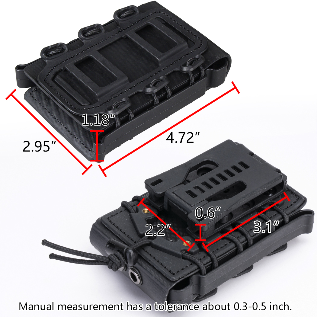 IDOGEAR Mag Pouch Belt Clip Version 5.56/7.62mm Magazines Holder 1258-2-IDOGEAR INDUSTRIAL