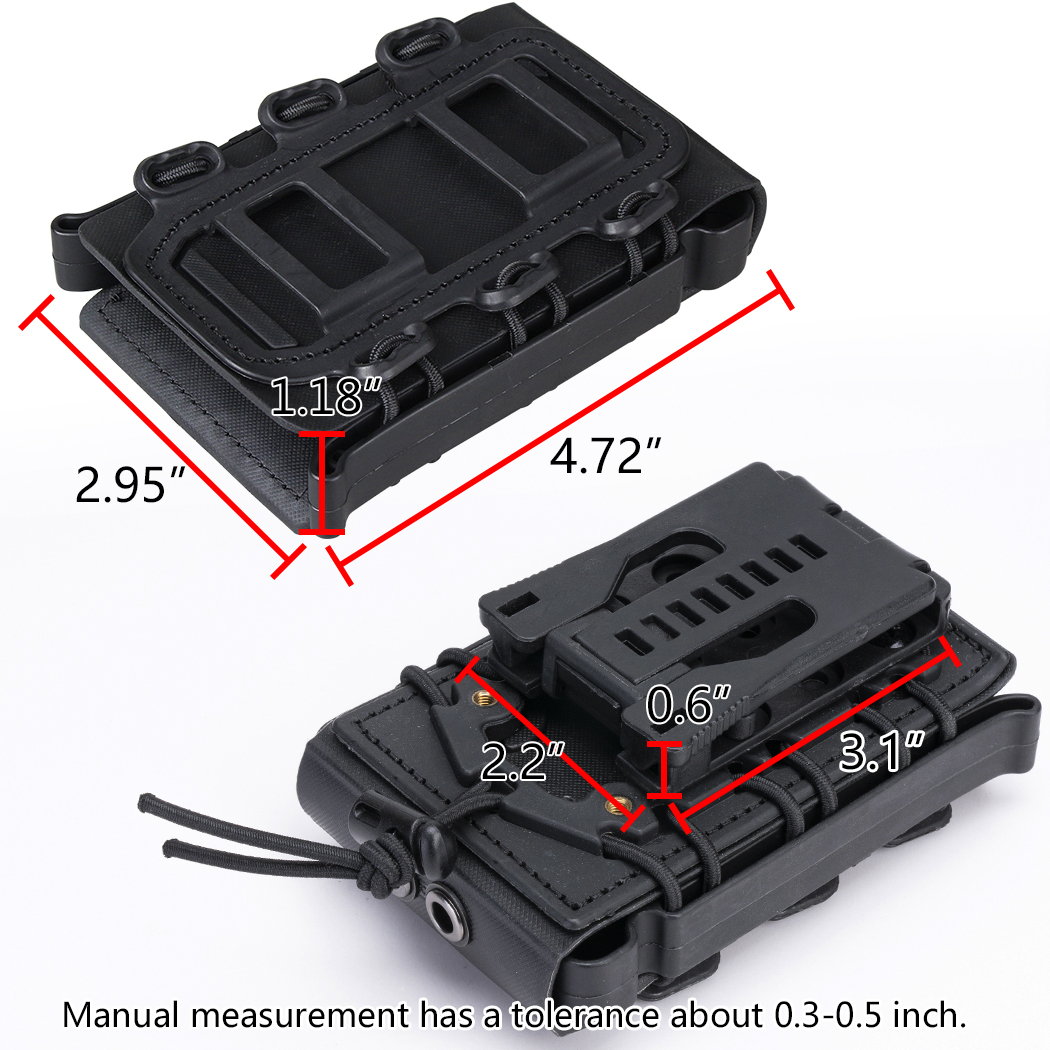IDOGEAR Mag Pouch Belt Clip Version 5.56/7.62mm Magazines Holder 1258-2-IDOGEAR INDUSTRIAL