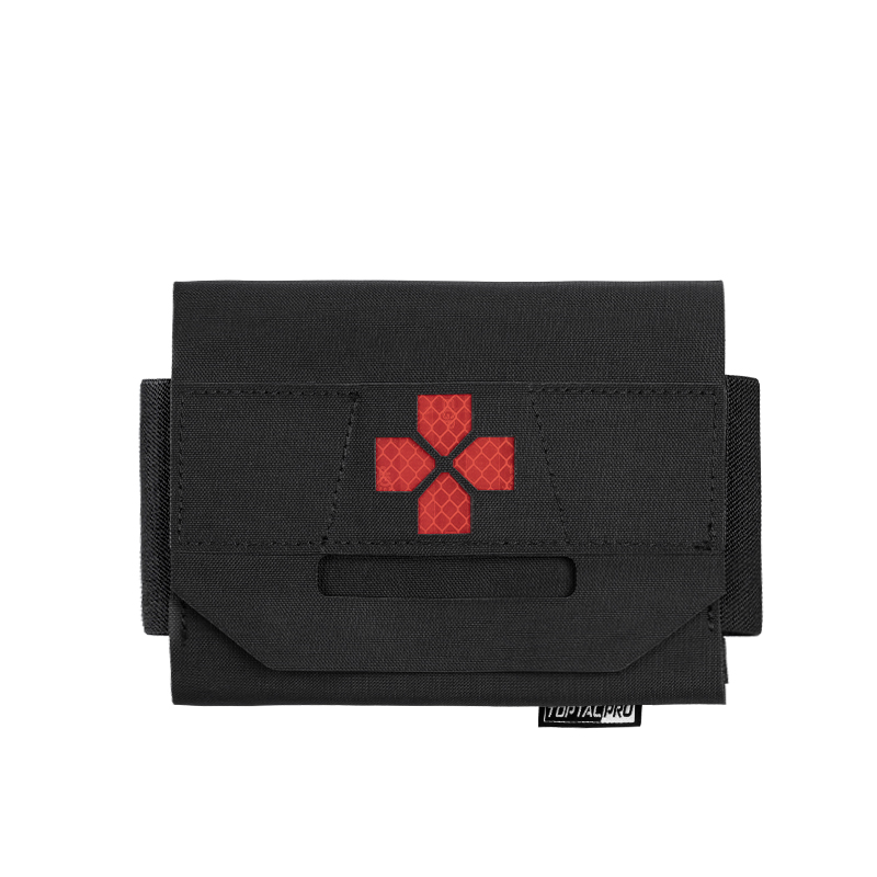 TOPTACPRO Tactical Micro Medical Pouch MOLLE First Aid Kits Bag 500D Cordura Nylon 8508-IDOGEAR INDUSTRIAL