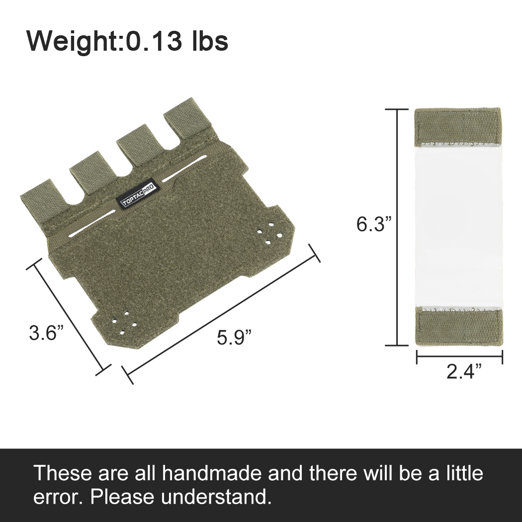 TOPTACPRO Tactical Admin Phone Pouch for Vest MOLLE Plate Carrier Multicam Portable Cell Phone Carrier Holder Quick-release Magnetic Buckle 8512-IDOGEAR INDUSTRIAL