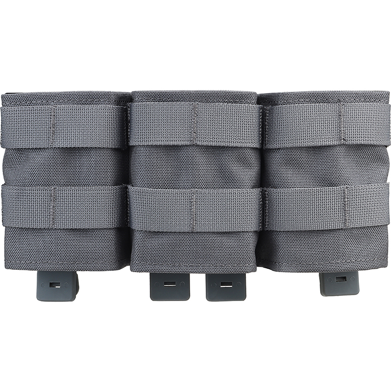 IDOGEAR Tactical Triple Magazine Pouch for 7.62mm Mag with Hard Insert Carrier Quick Draw Military Molle Mag Pouch MG-F-17-IDOGEAR INDUSTRIAL