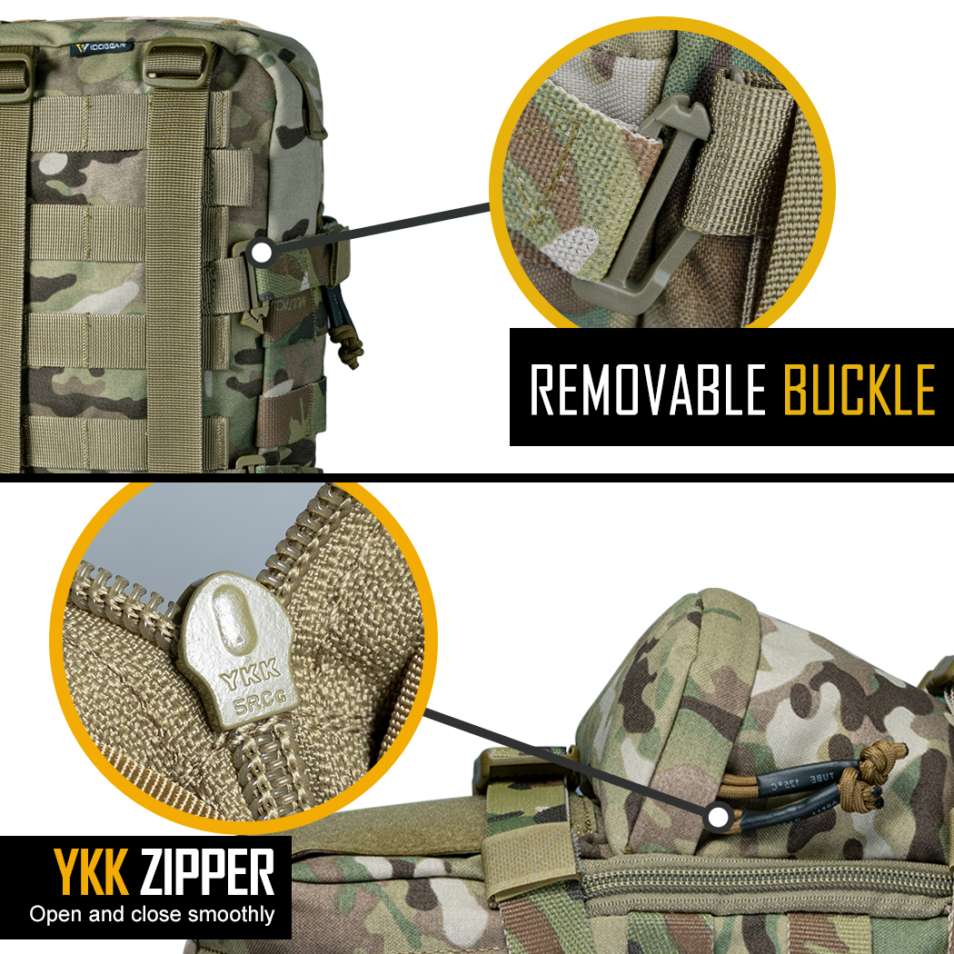 IDOGEAR Tactical MOLLE Hydration Pack Mini Outdoor Water Bladder Carrier Pack for Tactical Vest Backpack 3530-IDOGEAR INDUSTRIAL