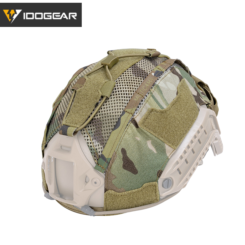 IDOGEAR Helmet Cover For Tactical Maritime Helmet with NVG Battery Pouch Hunting Airsoft Accessories 3812-IDOGEAR INDUSTRIAL