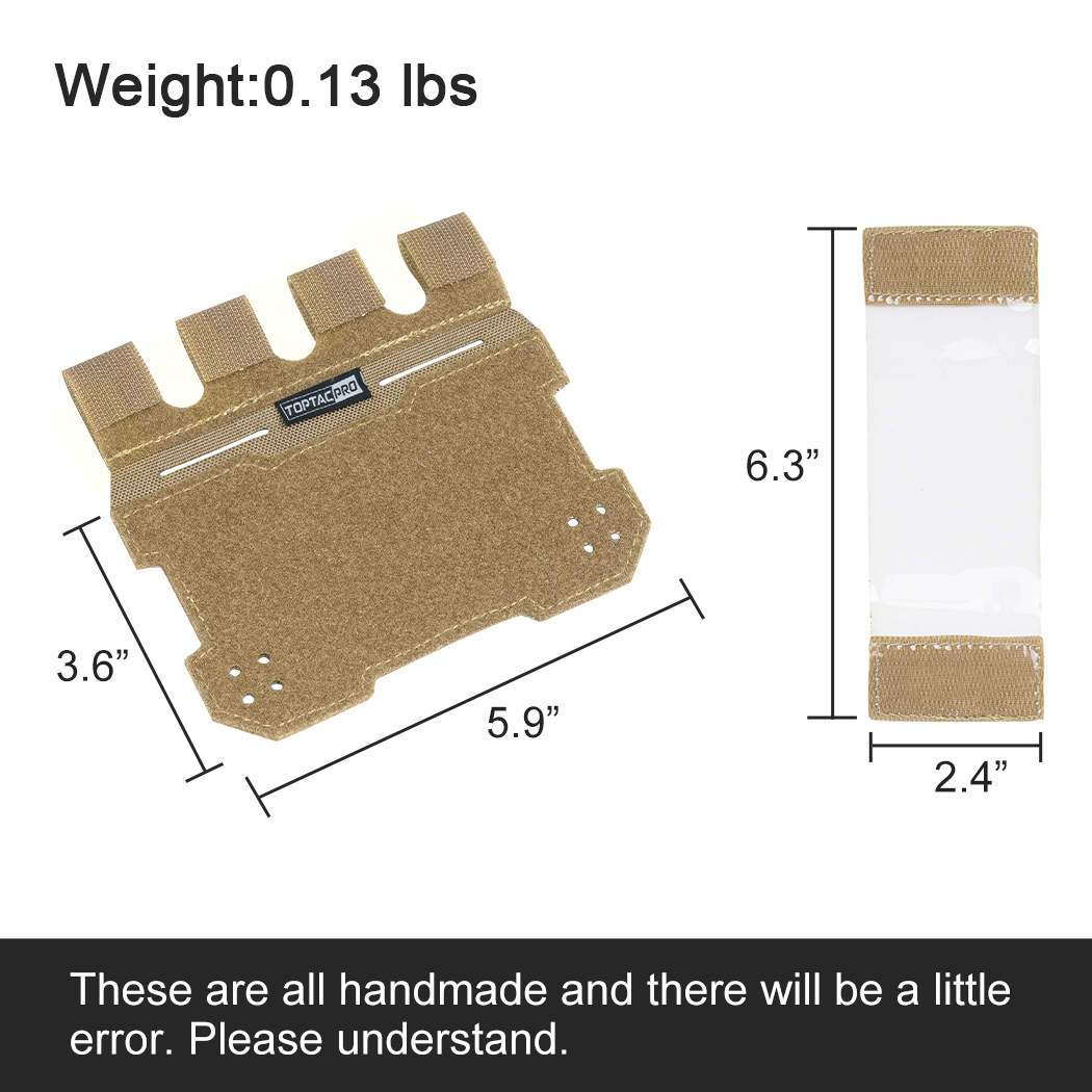 TOPTACPRO Tactical Admin Phone Pouch for Vest MOLLE Plate Carrier Multicam Portable Cell Phone Carrier Holder Quick-release Magnetic Buckle 8512-IDOGEAR INDUSTRIAL