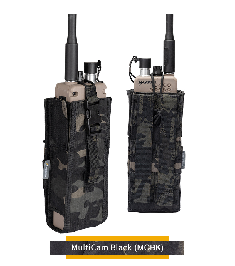IDOGEAR Tactical Radio Pouch For Walkie Talkie Holder MOLLE MBITR PRC148/152