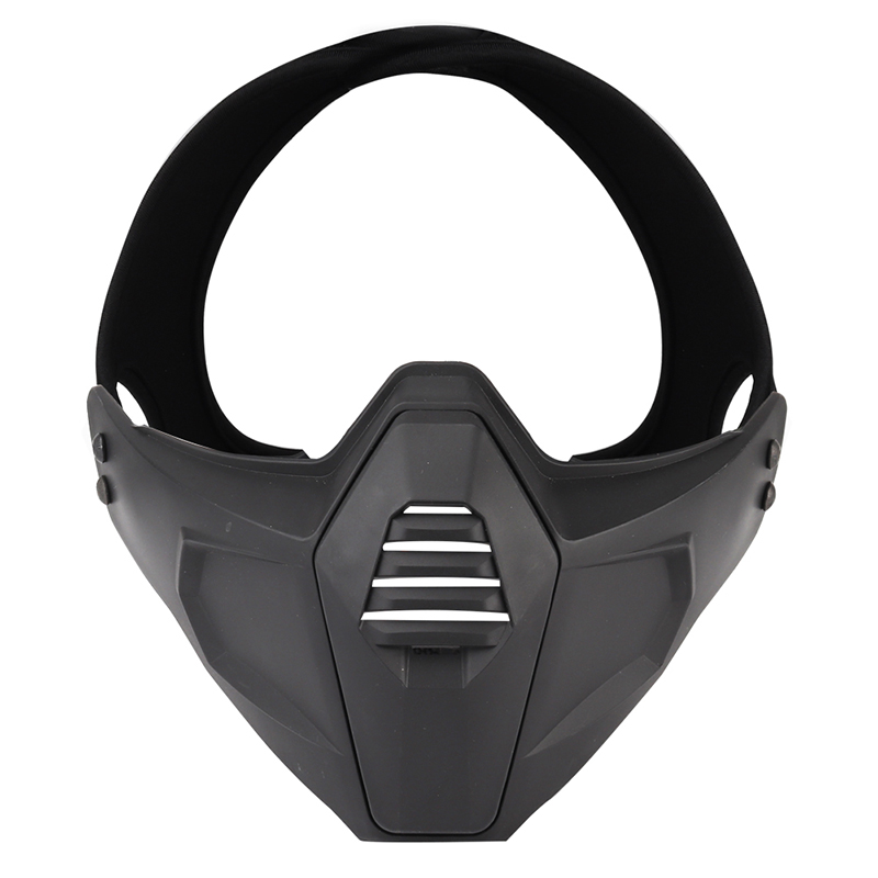 IDOGEAR Tactical Half Face Mask For OC Style Helmet Rail Mask 6603-IDOGEAR INDUSTRIAL