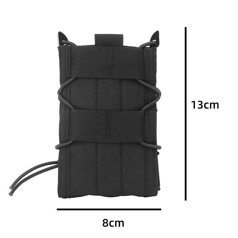 IDOGEAR Tactical HS 556 Single Mag Pouch Mag Carrier Holder MOLLE Military Camo MG-49-IDOGEAR INDUSTRIAL