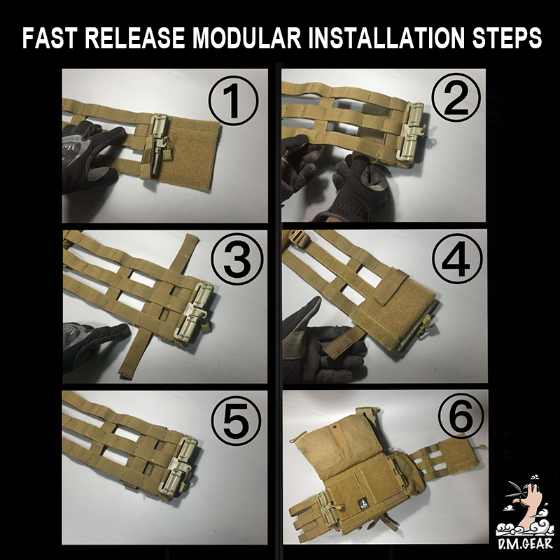 DMgear Tactical MOLLE Fast Release Buckle 6094 JPC CPC Tactical Military Hunting DM-VT07-IDOGEAR INDUSTRIAL