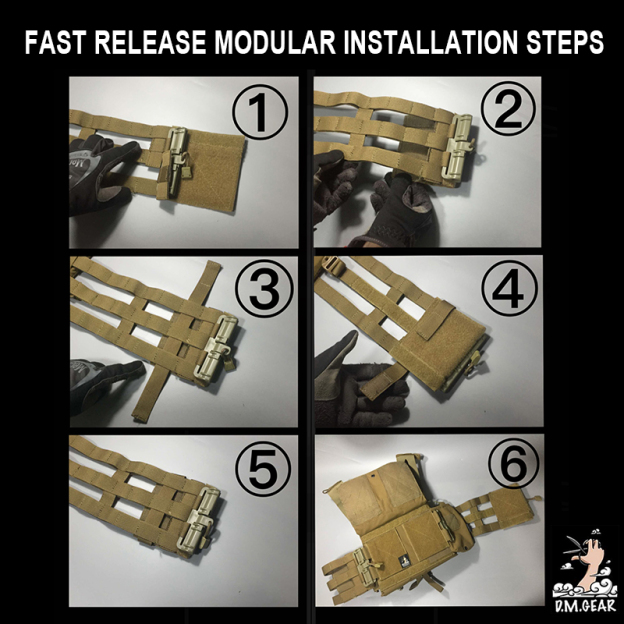 DMgear Tactical MOLLE Fast Release Buckle 6094 JPC CPC Tactical Military Hunting DM-VT07-IDOGEAR INDUSTRIAL