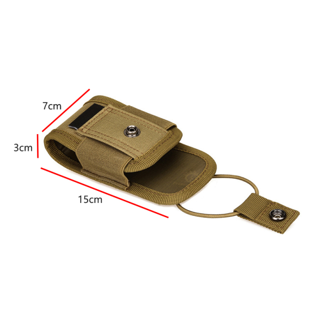 IDOGEAR Mini Radio Pouch Small Molle Walkie-talkie Interphone Pouch Tactical Molle Tool Pouch 3536-IDOGEAR INDUSTRIAL