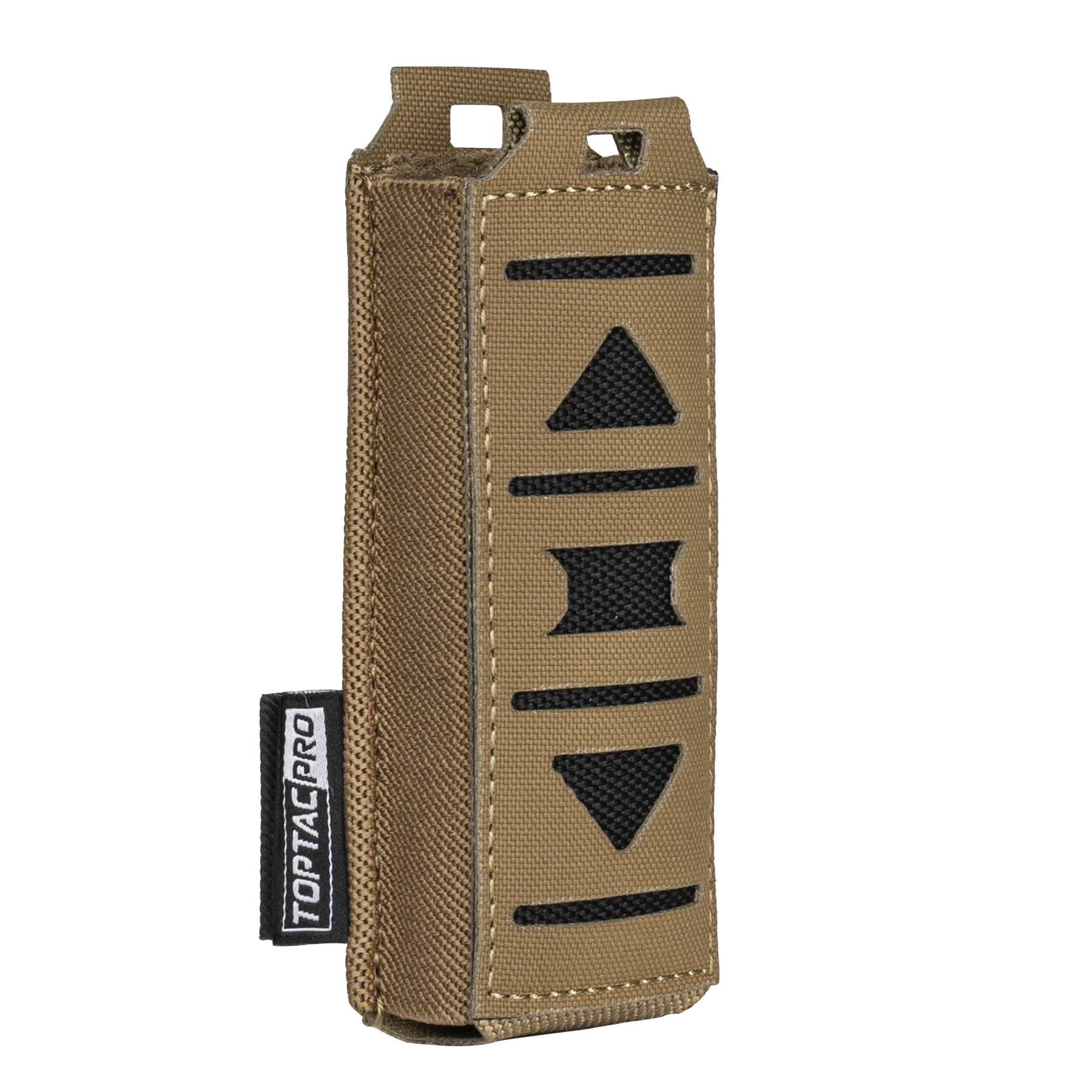 TOPTACPRO Tactical Mag Pouch 9mm MOLLE Single Mag Carrier Laser Cut 9mm Pouch 8513-IDOGEAR INDUSTRIAL