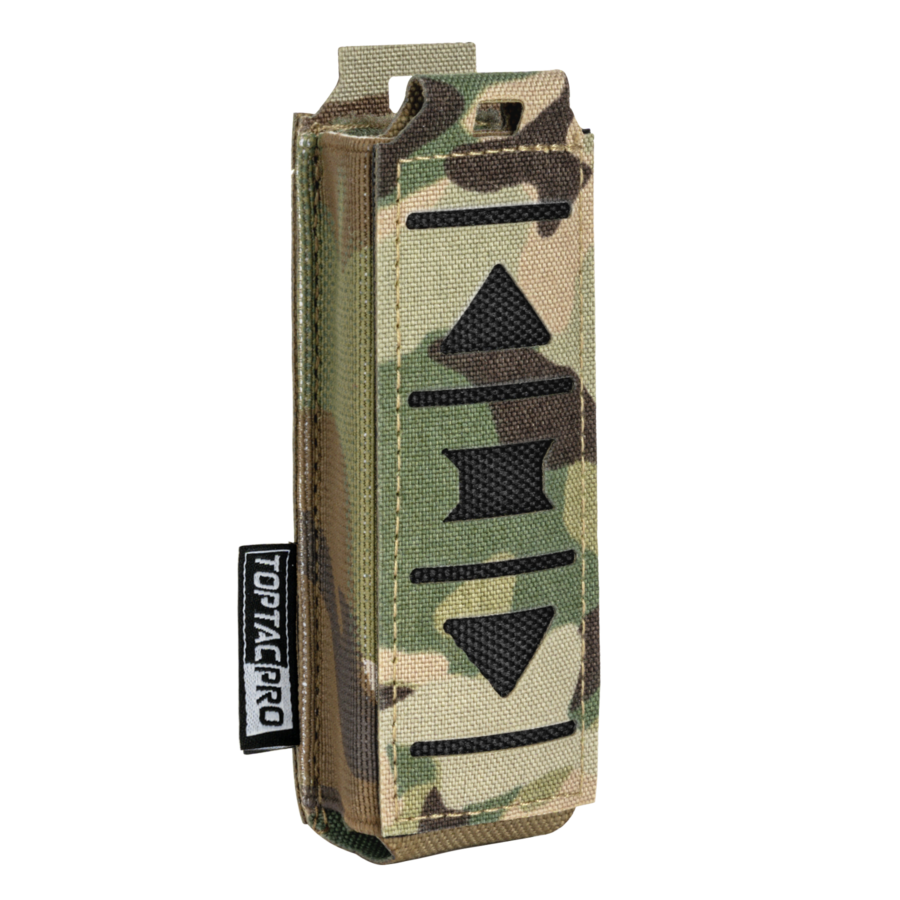 TOPTACPRO Tactical Mag Pouch 9mm MOLLE Single Mag Carrier Laser Cut 9mm Pouch 8513-IDOGEAR INDUSTRIAL