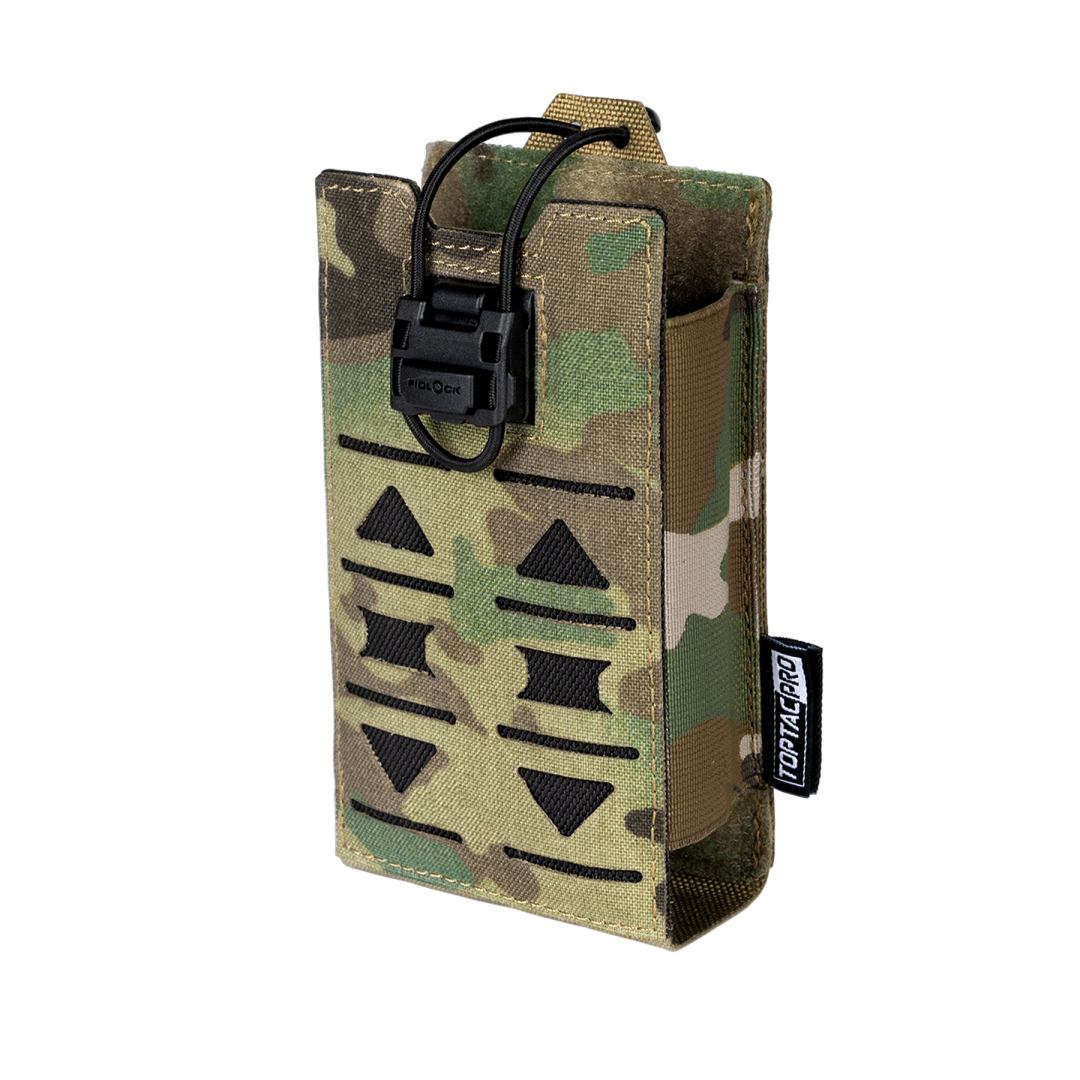 TOPTACPRO Tactical Radio Pouch Talkie Walkie PRC148 152 MPU5 MOLLE ...