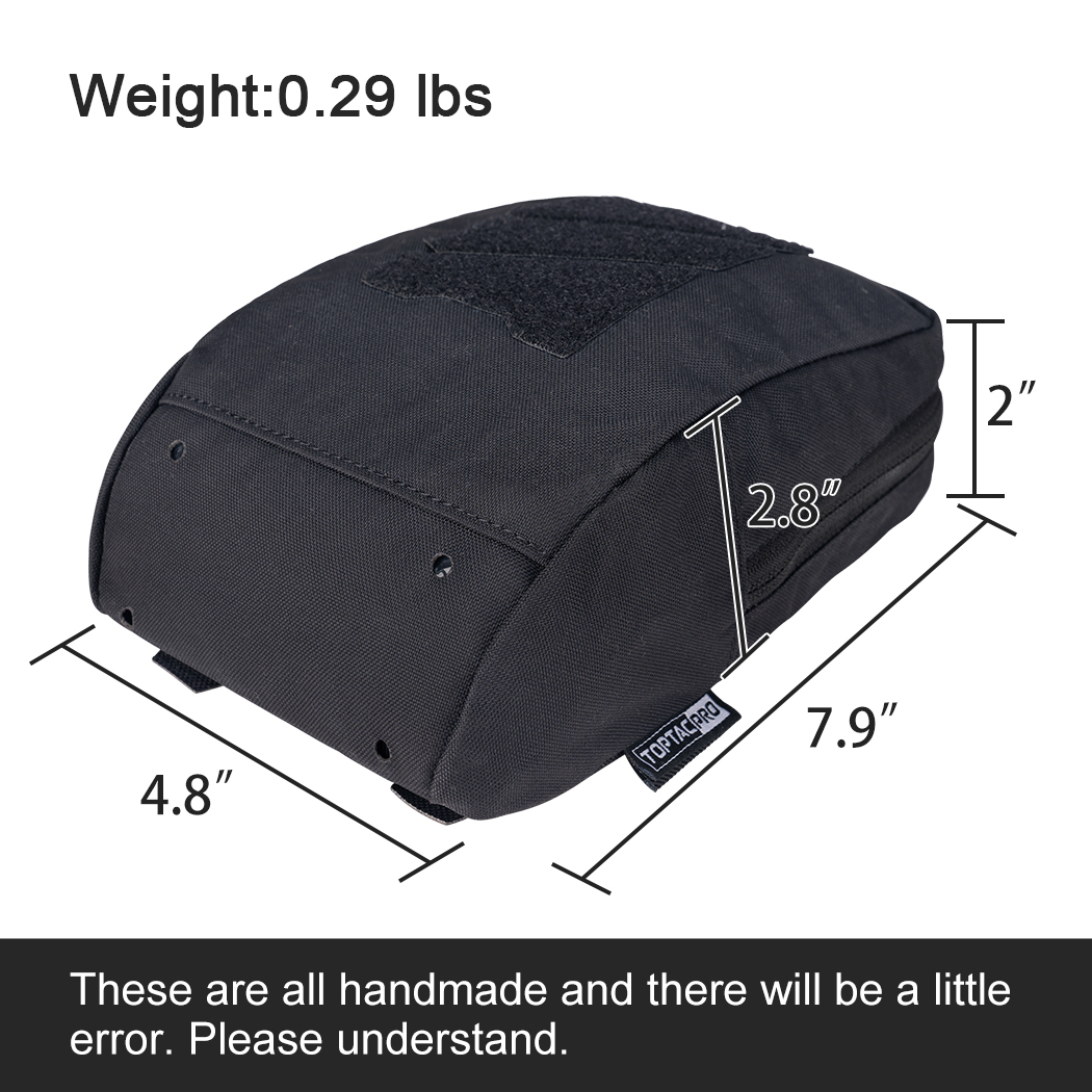 TOPTACPRO Tactical Pouch MOLLE Utility Pouch Military Duty Hunting 500D Cordura Nylon 8518-IDOGEAR INDUSTRIAL
