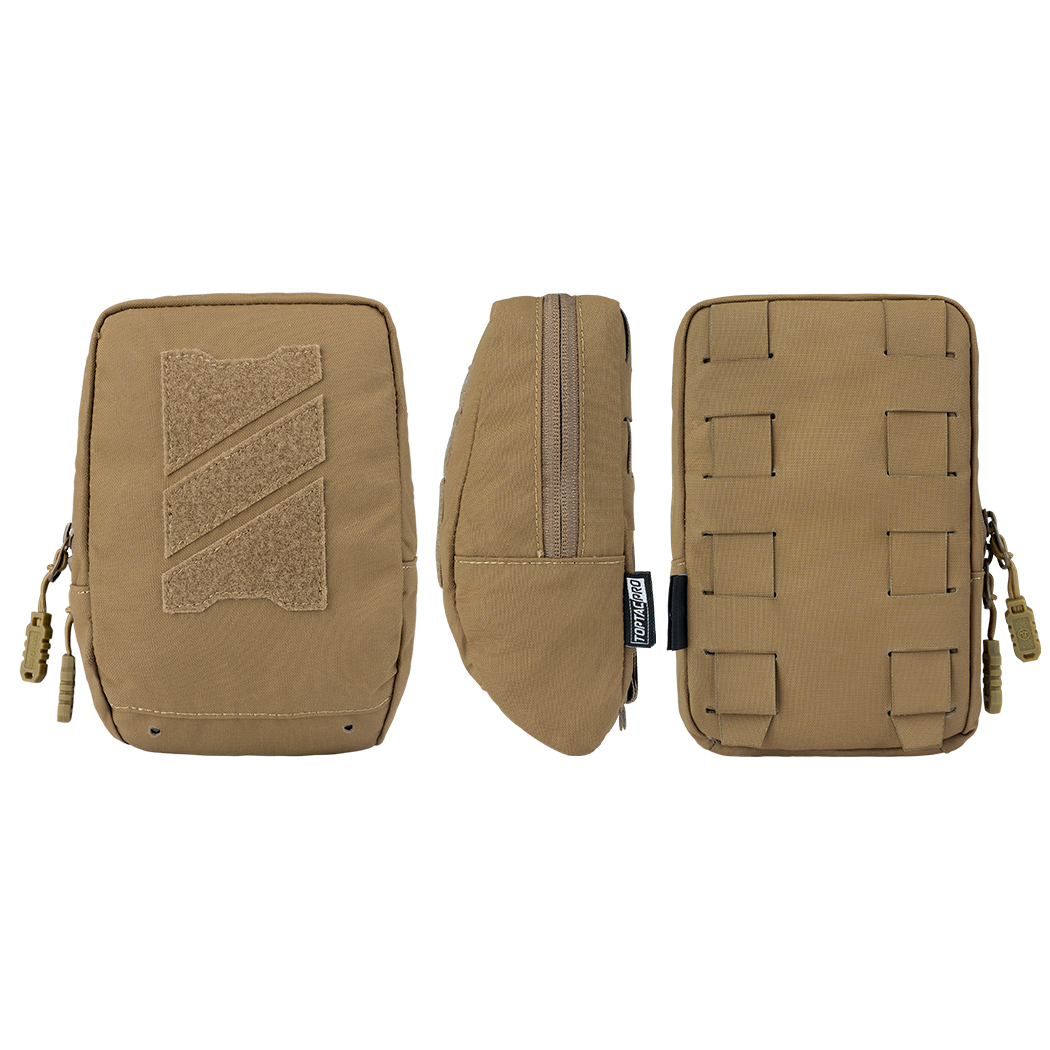 TOPTACPRO Tactical Pouch MOLLE Utility Pouch Military Duty Hunting 500D Cordura Nylon 8518-IDOGEAR INDUSTRIAL