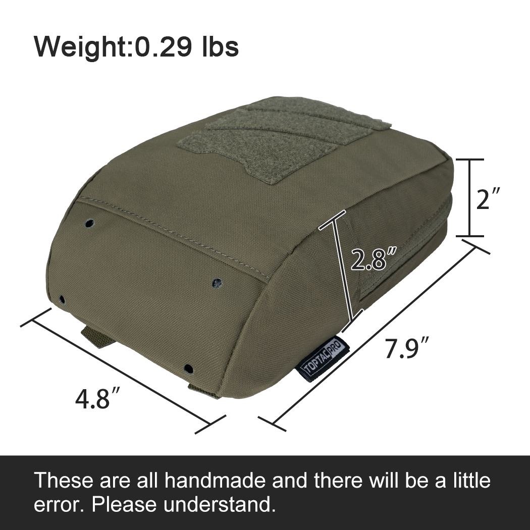 TOPTACPRO Tactical Pouch MOLLE Utility Pouch Military Duty Hunting 500D Cordura Nylon 8518-IDOGEAR INDUSTRIAL