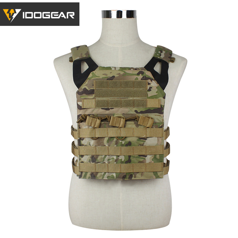 IDOGEAR Tactical Vest JPC Plate Carrier Paintball Body Armor MOLLE Airsoft Gear Military Tactical Equipments 3306-IDOGEAR INDUSTRIAL