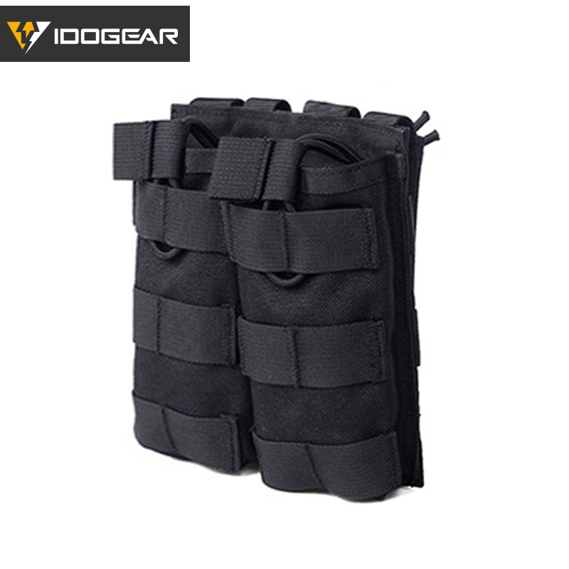 IDOGEAR Magazine Pouch Molle Double MAG Pouch Carrier Modular For 5.56 Combat Duty Tactical Equipments 3532-IDOGEAR INDUSTRIAL