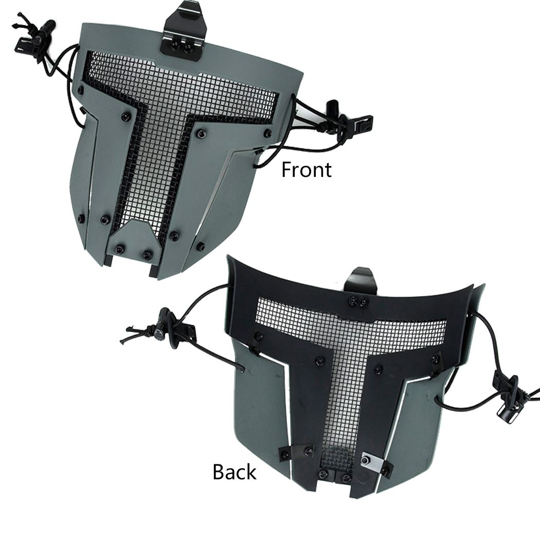 IDOGEAR Full Face Mask Tactical SPT Mesh Mask Fit for Fast Helmet Duty Face Protection 2671-IDOGEAR INDUSTRIAL