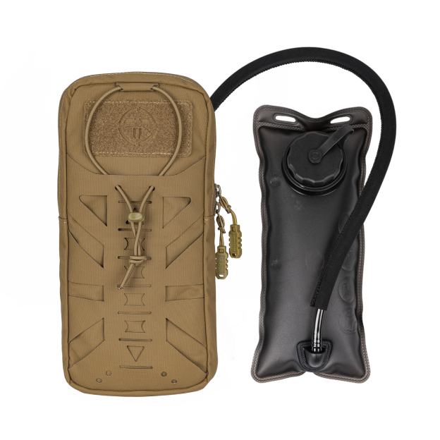 TOPTACPRO Tactical Hydration Pouch with Inner Bladder Water Bag Laser Cut MOLLE Hydration Pouch for Hiking Biking Running and Climbing 8504-IDOGEAR INDUSTRIAL