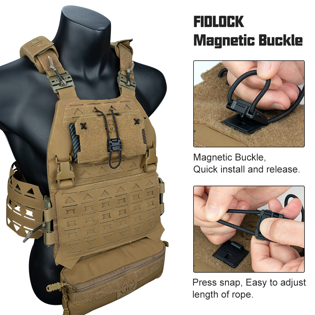 TOPTACPRO Tactical Admin Phone Pouch for Vest MOLLE Plate Carrier Multicam Portable Cell Phone Carrier Holder Quick-release Magnetic Buckle 8512-IDOGEAR INDUSTRIAL