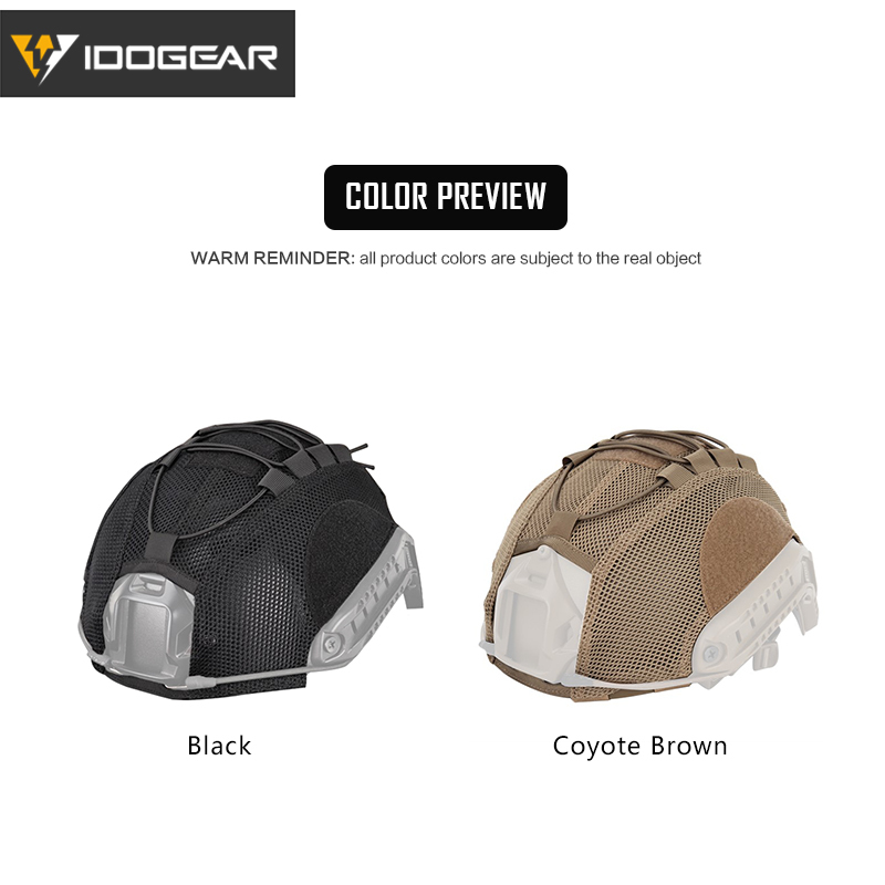 IDOGEAR Mesh Tactical Helmet Cover Cloth for FAST Helmet Camo Headwear Tactical Helmet accessories 3810-IDOGEAR INDUSTRIAL