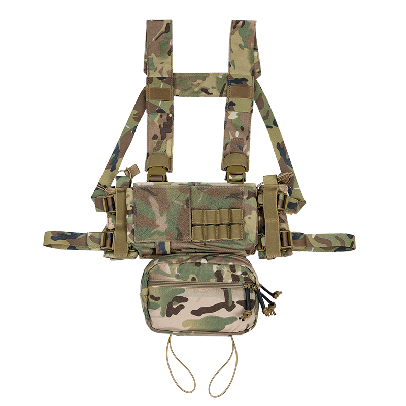 IDOGEAR MK3 Tactical Chest Rig Modular Lightweight Hunting Vest Full Set 5.56 Mag Pouch 3317