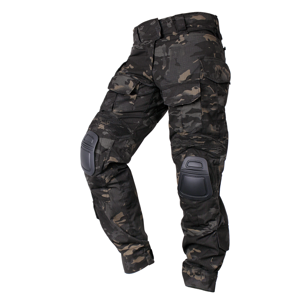 IDOGEAR G3 Army Combat Pants Knee Pads Multicam/Black Pro for Airsoft Hunting Military Paintball Outdoor 3201-IDOGEAR INDUSTRIAL