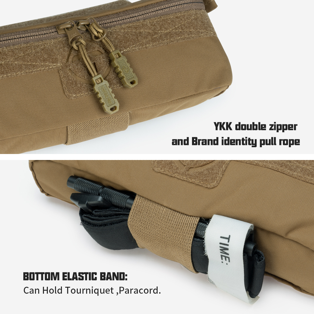 TOPTACPRO Tactical Dump Drop Pouch Molle Admin Pouch Utility Tool Organizer Pouch Multicamo for JPC CPC AVS Vest Airsoft Paintball (Bag Only)8506-IDOGEAR INDUSTRIAL