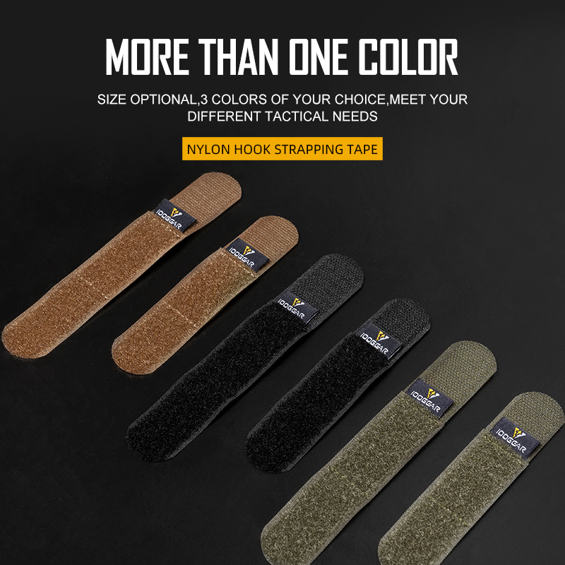 IDOGEAR Cable Ties Strap Webbing Tidy Organizer Fix Hook& Loop Grip Wrapping Reusable Restraints 3925(4piece)-IDOGEAR INDUSTRIAL