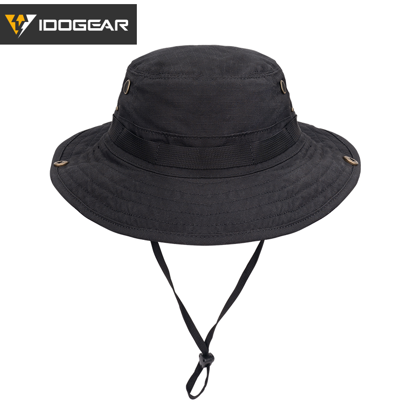 IDOGEAR Wide Brim Boonie Hat Sun Hat for Men Women Fishing Hunting Outdoor Activities with Adjustable Loops Buckle 3620-IDOGEAR INDUSTRIAL