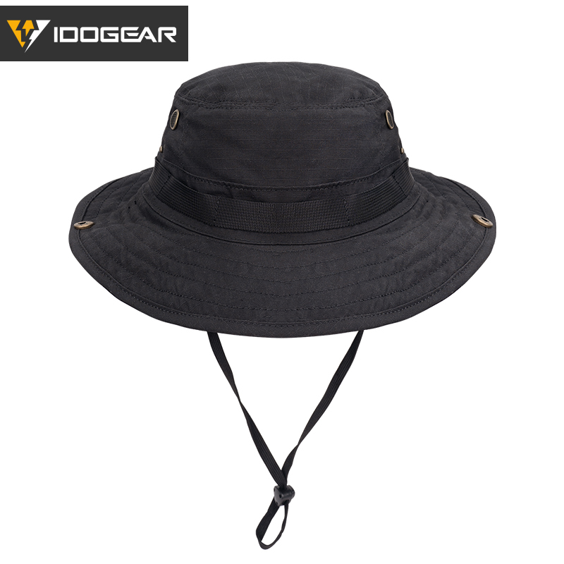 IDOGEAR Wide Brim Boonie Hat Sun Hat for Men Women Fishing Hunting Outdoor Activities with Adjustable Loops Buckle 3620-IDOGEAR INDUSTRIAL